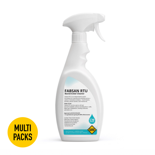 Bactericidal Cleaner Spray Bottle - Fabsan - 12 x 750ml