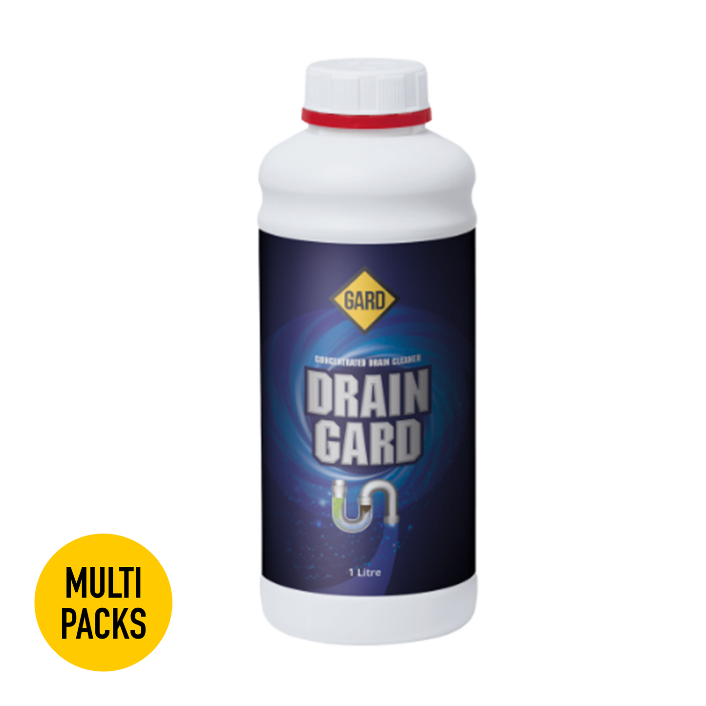 Acid Free Drain Cleaner - Drain Gard - 12 x 1L