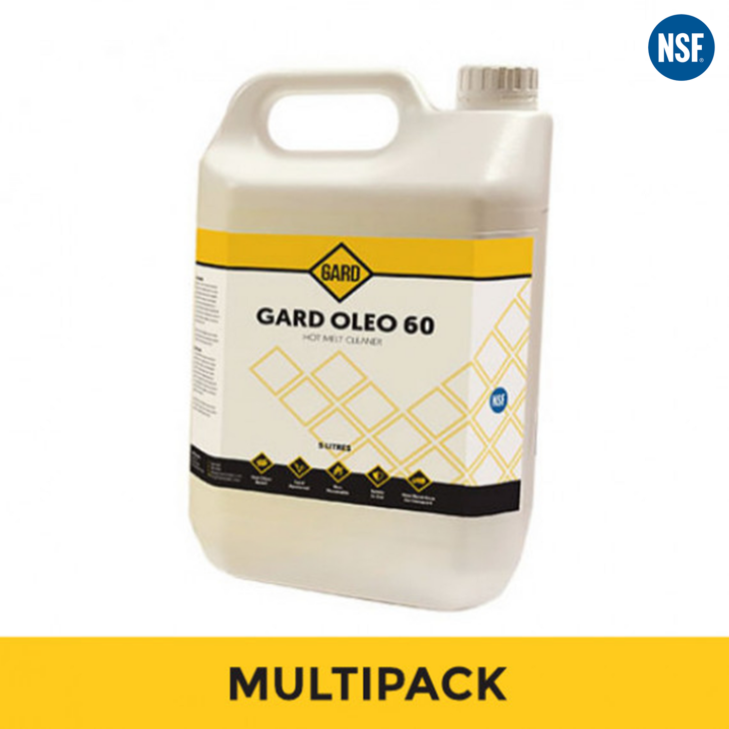 VOC Free Hot Melt Cleaner - Gard Oleo 60 - 4 x 5L