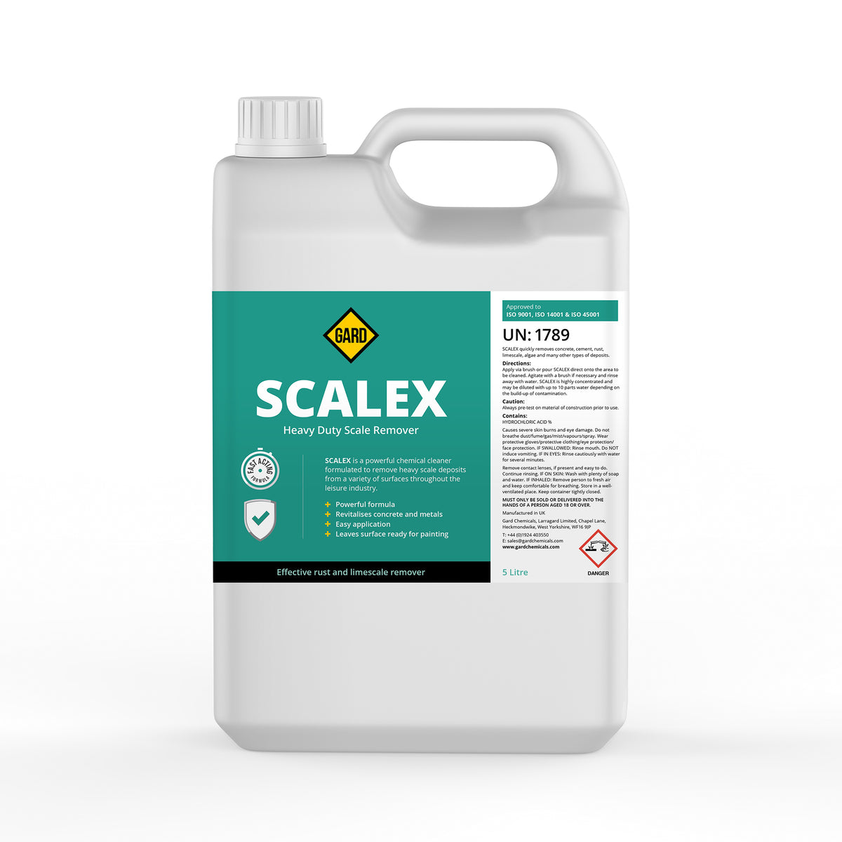 Heavy-Duty Scale Remover - Scalex - 5L – Gard Chemicals