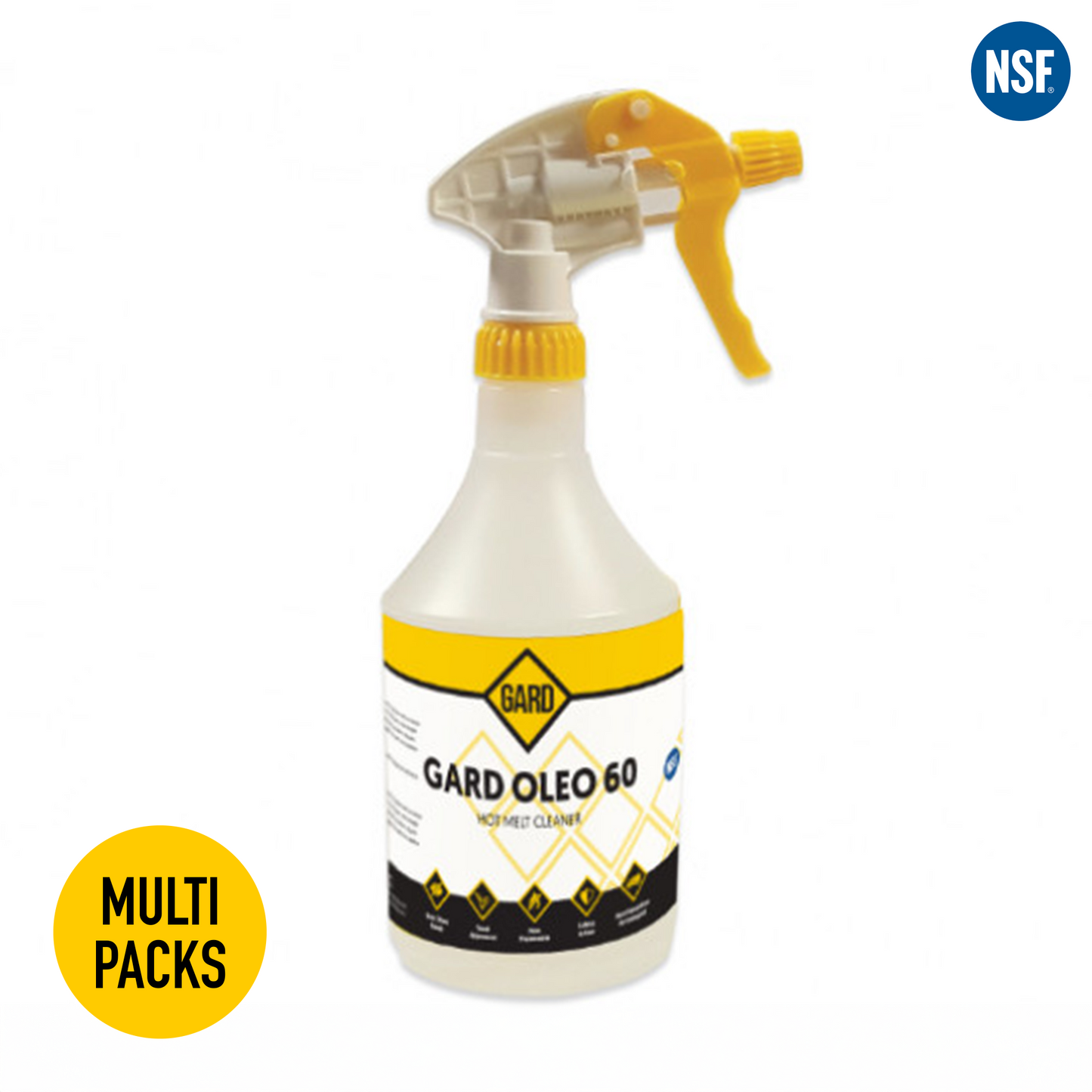 VOC Free Hot Melt Cleaner - Gard Oleo 60 - 12 x 750ml